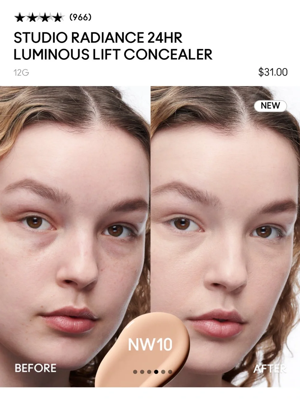 MAC Cosmetics Studio Radiance Luminous Lift Concealer - NW10